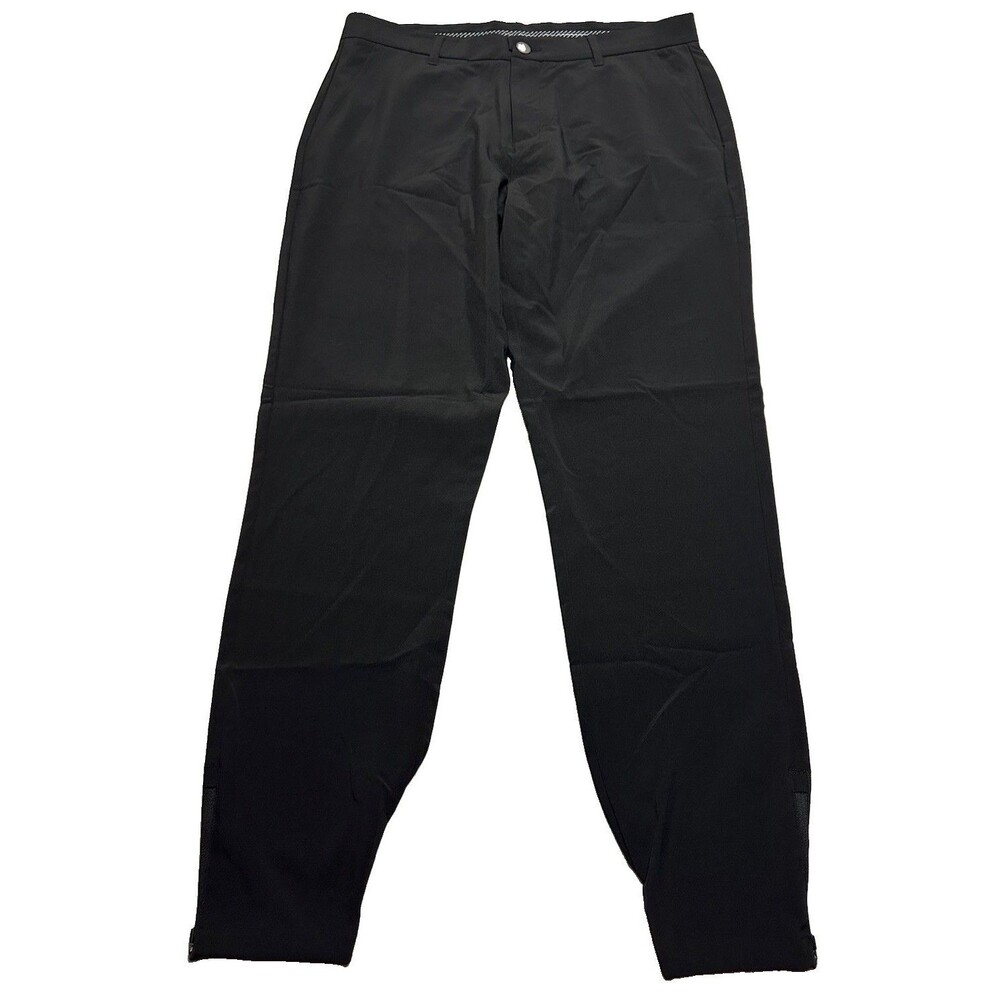 Men's Primo Golf Jogger Chino Pants Size 33 x 30 Black